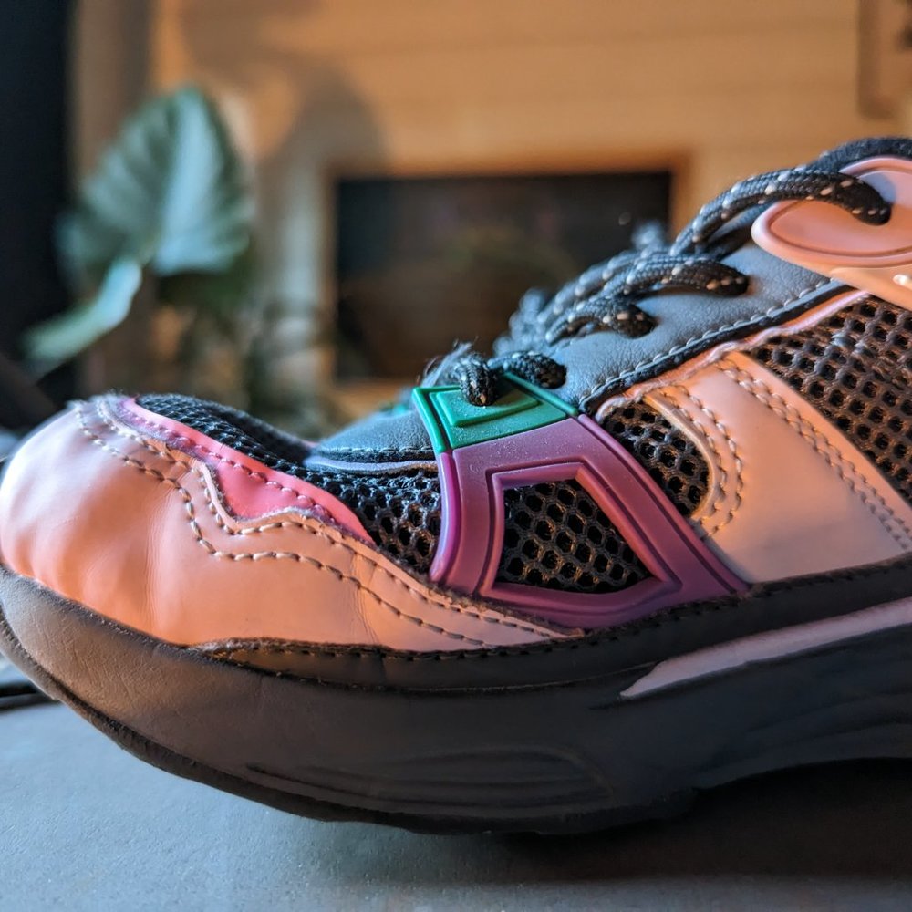 Zara MULTI-PIECE TECHNICAL SNEAKERS | US Women's 7 / Kids 4 - Picture 8 of 15